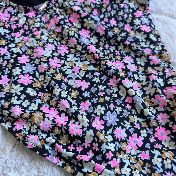 Victoria's Secret PINK | Floral V Neck Open Back Swimsuit | Size Extra Large - Picture 3 of 7